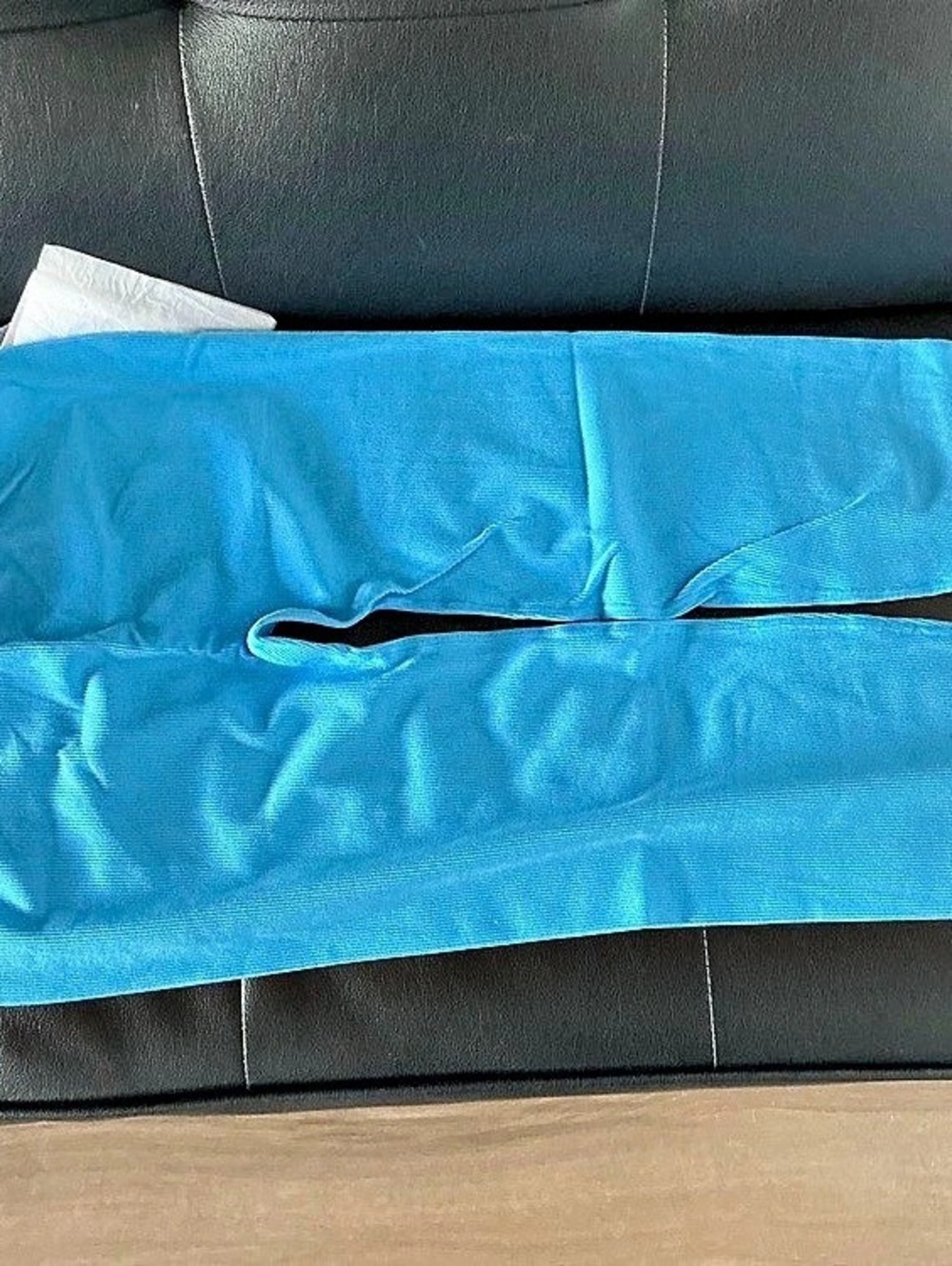 PINK High Rise Leggings in Blue Large NWT